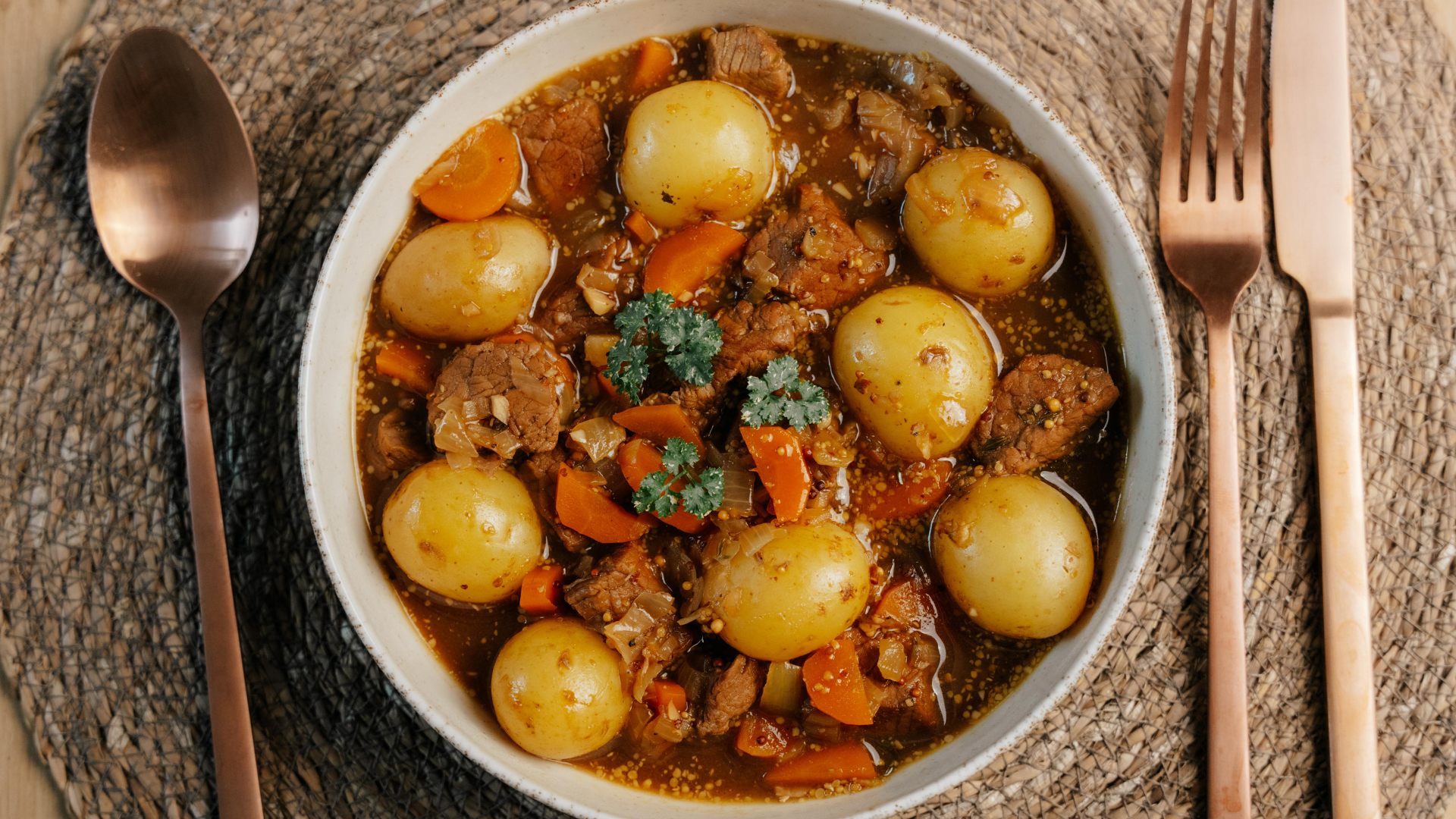 Ragout à la Trappiste et pommes de terre